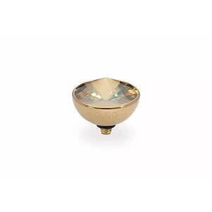 NEW QUDO women's bottone ring topper in golden shadow